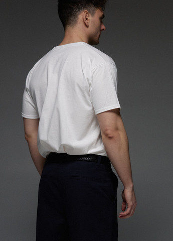 Белая футболка мужская белая "білет до перемоги" Aspirine