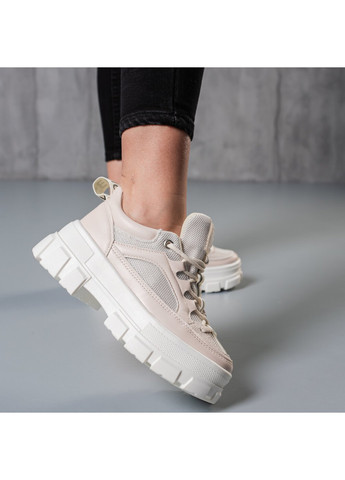 Кросівки жіночі Above 3760 Бежевий Fashion бежеві демісезони (254442775)