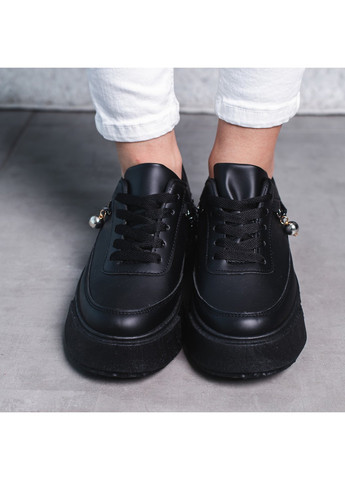 Чорні осінні кросівки жіночі rule 3511 чорний Fashion