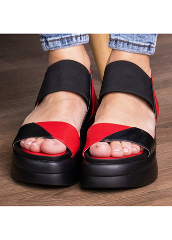 Повседневные женские сандалии rebel 3039 красный Fashion