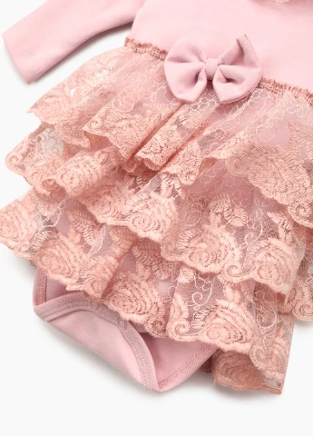 Пудрова бодi-сукня Mini born (257491458)