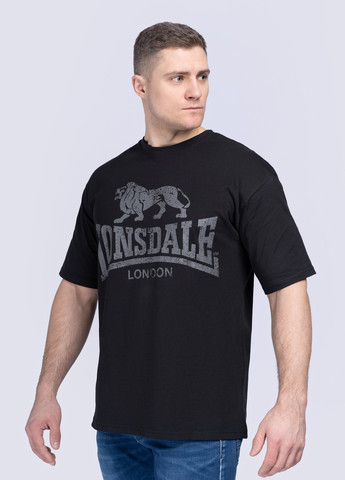 Черная футболка Lonsdale THRUMSTER