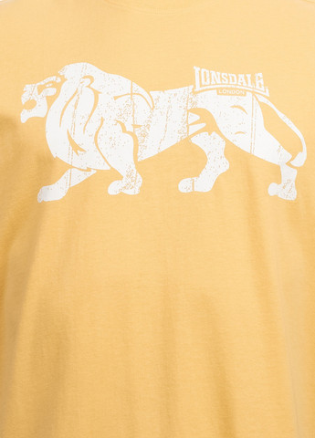 Желтая футболка Lonsdale ENDMOOR