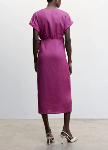 Фіолетова повсякденний сукня Mango однотонна