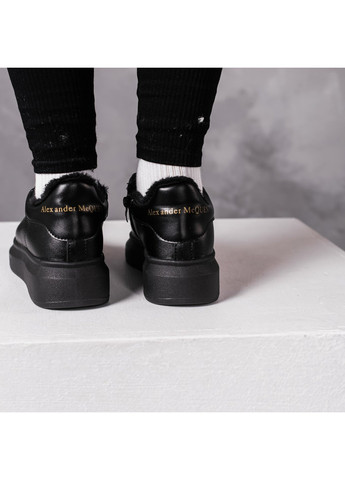 Черные зимние кроссовки женские coley 3403 235 черный Fashion