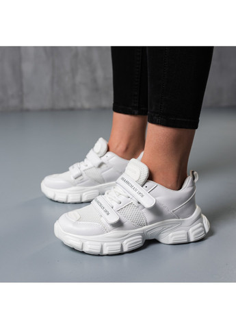 Білі осінні кросівки жіночі kirby 3777 23 білий Fashion