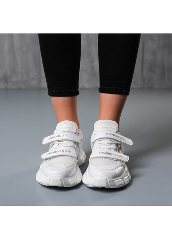 Білі осінні кросівки жіночі kirby 3777 23 білий Fashion