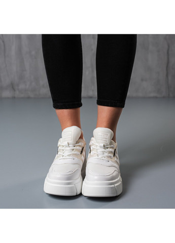 Білі осінні кросівки жіночі unbridled 3745 24 5 білий Fashion