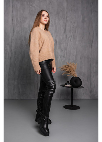 Зимние ботфорты женские зимние arion 3884 черный Fashion