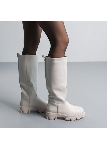 Чоботи жіночі Sirena 3858 23 5 Молочний Fashion (257518498)