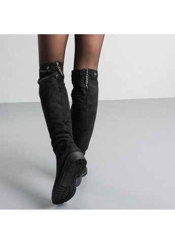 Зимние ботфорты женские зимние gaits 3847 черный Fashion