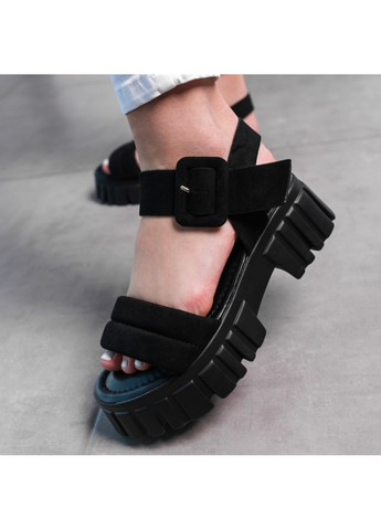 Повседневные женские сандалии fern 3620 черный Fashion