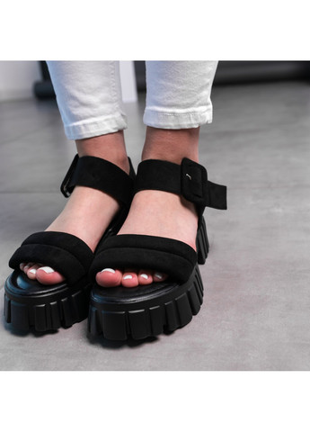 Повседневные женские сандалии fern 3620 черный Fashion