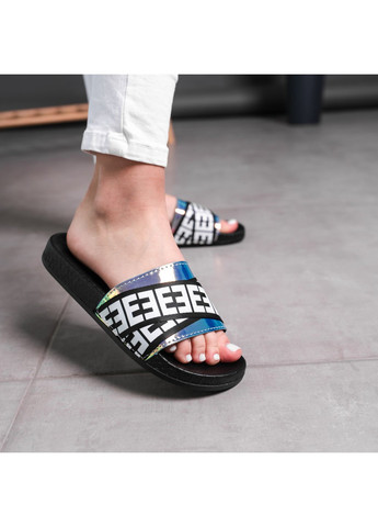Жіночі шльопанці Fefe 1763 23 5 Чорний Fashion (257518205)
