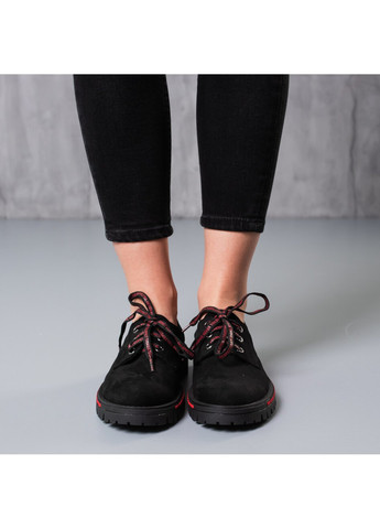 Fashion Туфлі жіночі Tucker 3784 23 5 Чорний чорний з штучна замша, україна — демісезон (257518101)