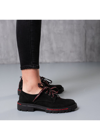 Fashion Туфлі жіночі Tucker 3784 23 5 Чорний чорний з штучна замша, україна — демісезон (257518101)