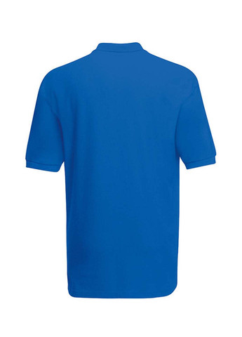 Синяя детская футболка-поло для мальчика Fruit of the Loom