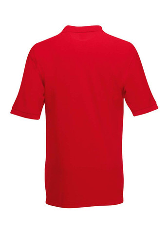 Красная детская футболка-поло для мальчика Fruit of the Loom