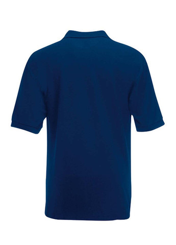 Темно-синяя детская футболка-поло для мальчика Fruit of the Loom