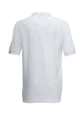 Серая футболка-поло для мужчин Fruit of the Loom