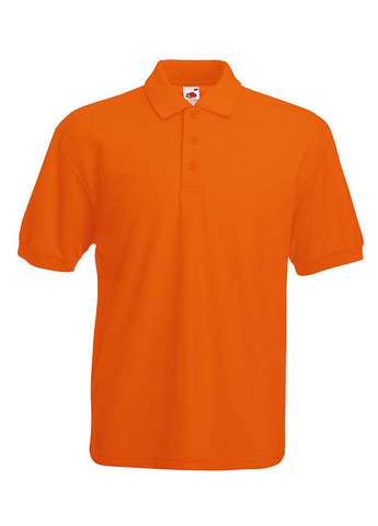 Оранжевая футболка-поло для мужчин Fruit of the Loom