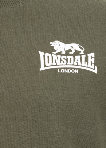 Свитшот Lonsdale - крой оливковый кэжуал - (257515251)