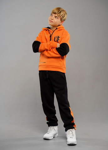 Оранжевый зимний зимний спортивный костюм брючный Tiaren Lukas