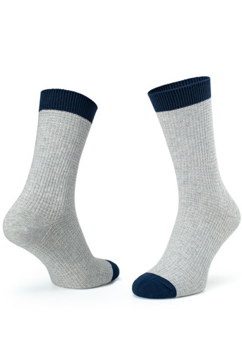 Серые носки соты, серый из чесанного хлопка Krago однотонные (257576703)