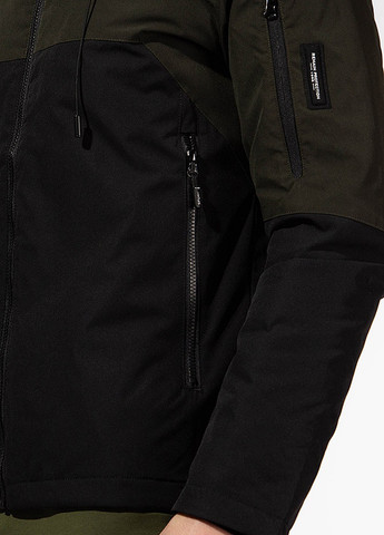Оливковая (хаки) демисезонная мужская короткая куртка Remain