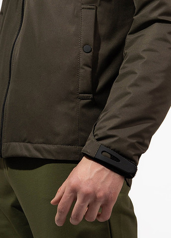 Оливковая (хаки) демисезонная мужская короткая куртка Riccardo