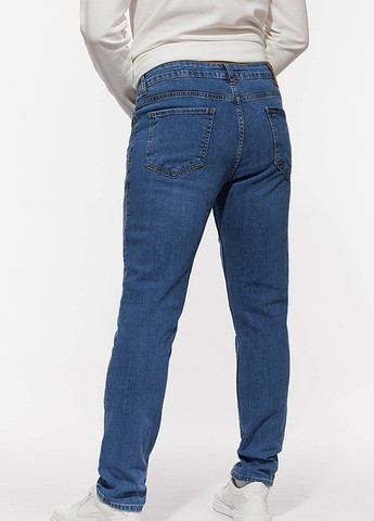 Голубые демисезонные мужские джинсы регуляр No Brand