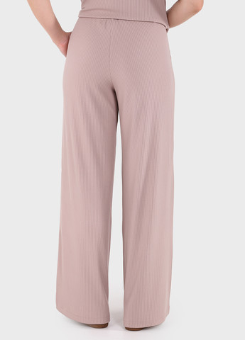 Жіночі брюки кльош в рубчик бежевого кольору Амаранті 600000069 Merlini амаранти (253031592)