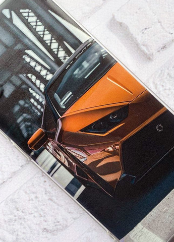 Чехол на iPhone X / XS Авто оранжевое (принт: 237) Creative (257560975)