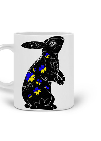 Кружка Чорний кролик (20259-3886) 300 мл MobiPrint (257579987)