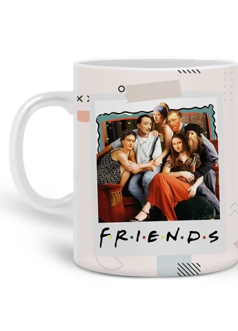 Кружка Друзі Ван Гог та Фріда Кало та Мона Ліза (van Gogh La Gioconda Frida Kahlo Friends) (20259-2954) 300 мл MobiPrint (257580334)