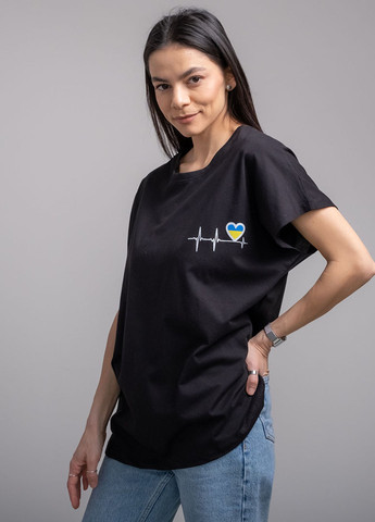 Чорна демісезон футболка жіноча 200077 Power
