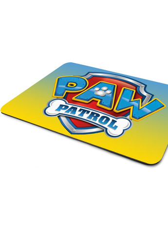 Килимок для миші Логотип Патруля (25108-3919-L) 24x20 см MobiPrint (257580183)
