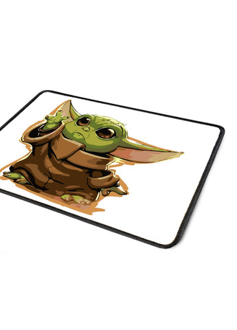 Коврик для мышки с оверлоком Грогу Йода(Grogu Baby Yoda) (5962-3520-L) 24x20 см MobiPrint (257580068)