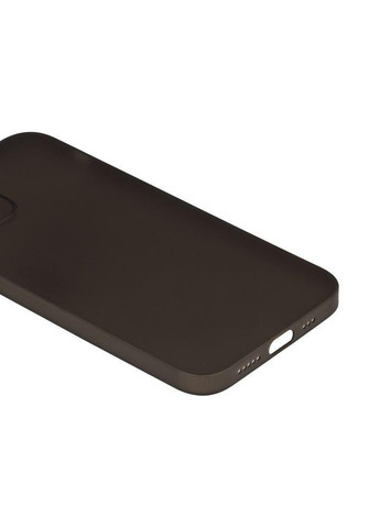 Силиконовый Чехол Ultra-thin Matte TPU with Frame для iPhone 12 Черный No Brand (257580385)