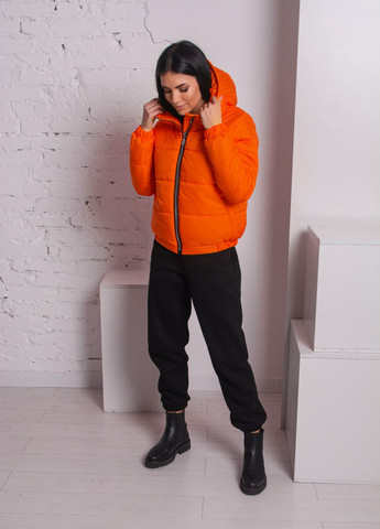 Оранжевая демисезонная куртка женская осенняя к-007 SoulKiss k-007