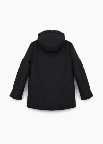 Черная демисезонная куртка No Brand