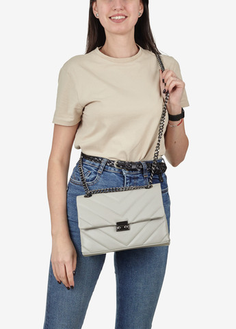 Сумка женская кожаная на цепочках кросс-боди средняя Сrossbody Nappa Regina Notte (257597806)