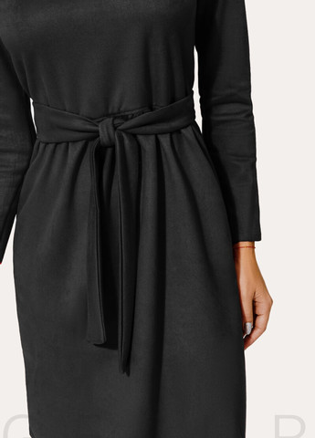 Чорна повсякденний чорне плаття-кльош Gepur однотонна