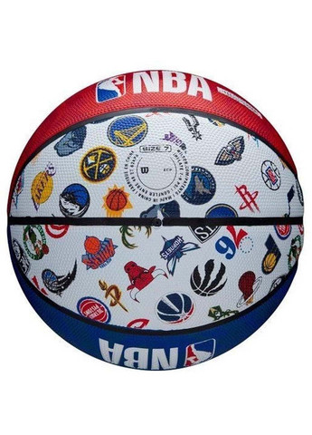 Мяч баскетбольный NBA ALL TEAM Outdoor Size 7 Wilson (257606869)