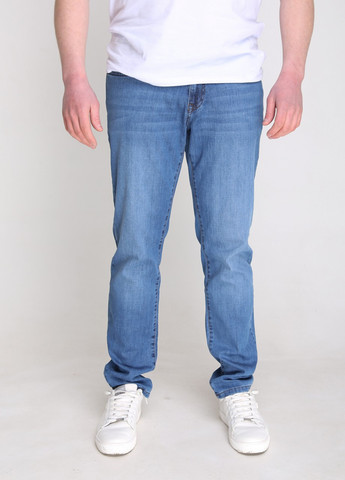 Голубые летние слим джинсы мужские голубые тонкие слим Slim ARCHILES