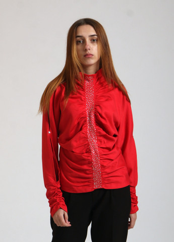 Красная демисезонная блуза Style