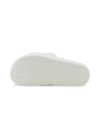 Белые шлепанцы leadcat 2.0 ylm fluff women's sandals Puma