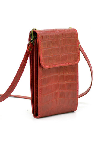 Кожаная красная женская сумка-чехол панч REP3-2122-4lx TARWA (257657227)