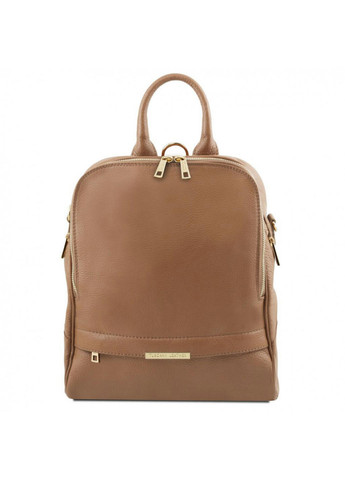 Женский рюкзак кожаный мягкий (Италия) Tuscany TL141376 (Lipstick Red) Tuscany Leather (257657341)