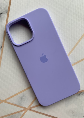 Силиконовый чехол с открытой камерой на Apple iPhone 13 Pro Max :: Сиреневый Creative (257650847)